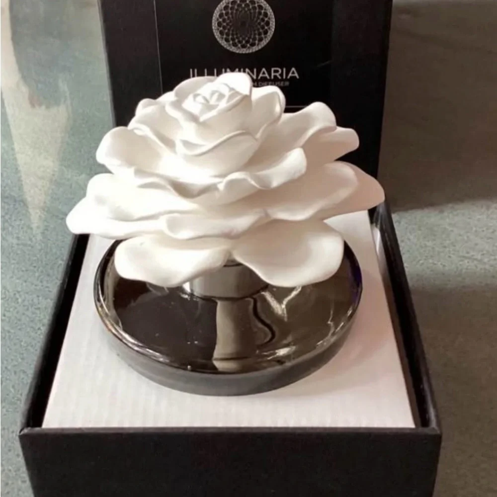 Zodax Illuminaria Porcelain Diffuser - Tahitian Gardenia Fragrance